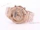 New Frosted Gold Audemars Piguet Royal Oak Rose Gold Chronograph 41mm Diamond Dial Replica Watch (5)_th.jpg